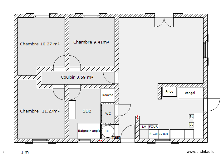 Floor plan FREE - Software ArchiFacile