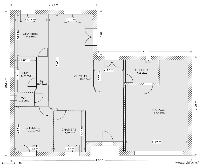 Floor plan FREE - Software ArchiFacile